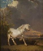 James Ward A horse in a landscape startled by lightning oil on canvas